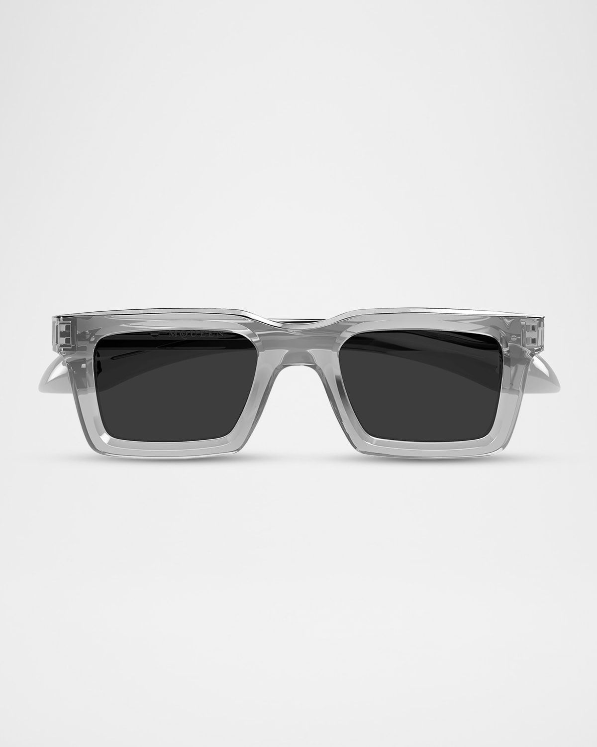 Men & apos;s 50mm Skull Rectangular Acetate Sunglasses