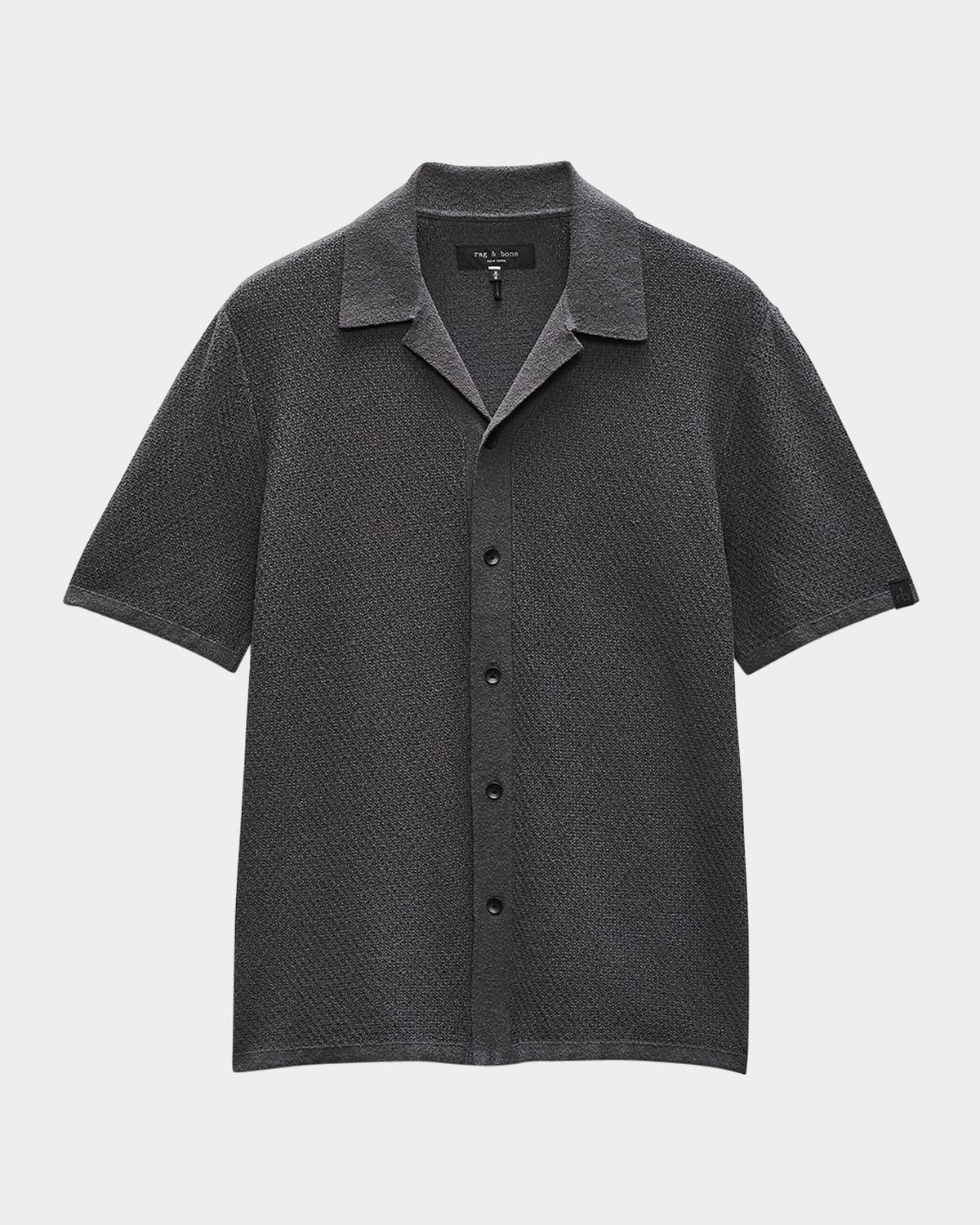Men & apos;s Zigzag Zuma Toweling Camp Shirt