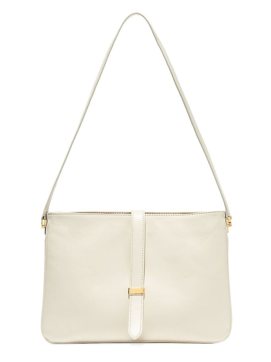 Women's Jane Leather Shoulder Bag - Ivory