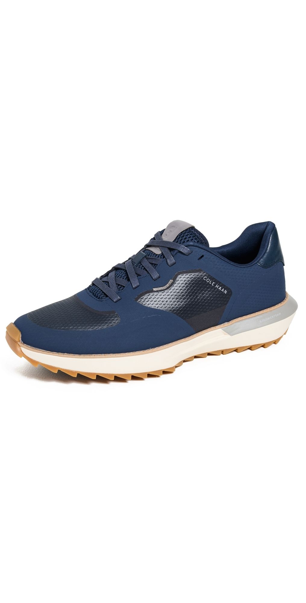 Cole Haan Grandpro Ashland II Golf Sneakers Navy Blazer/Titanium/Ivory 10.5