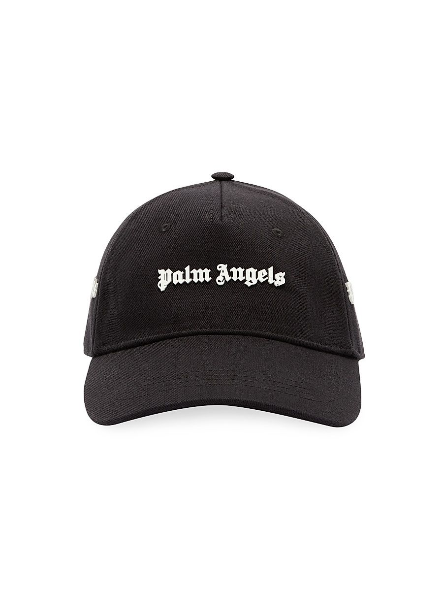 Men's Logo Baseball Cap - Black White