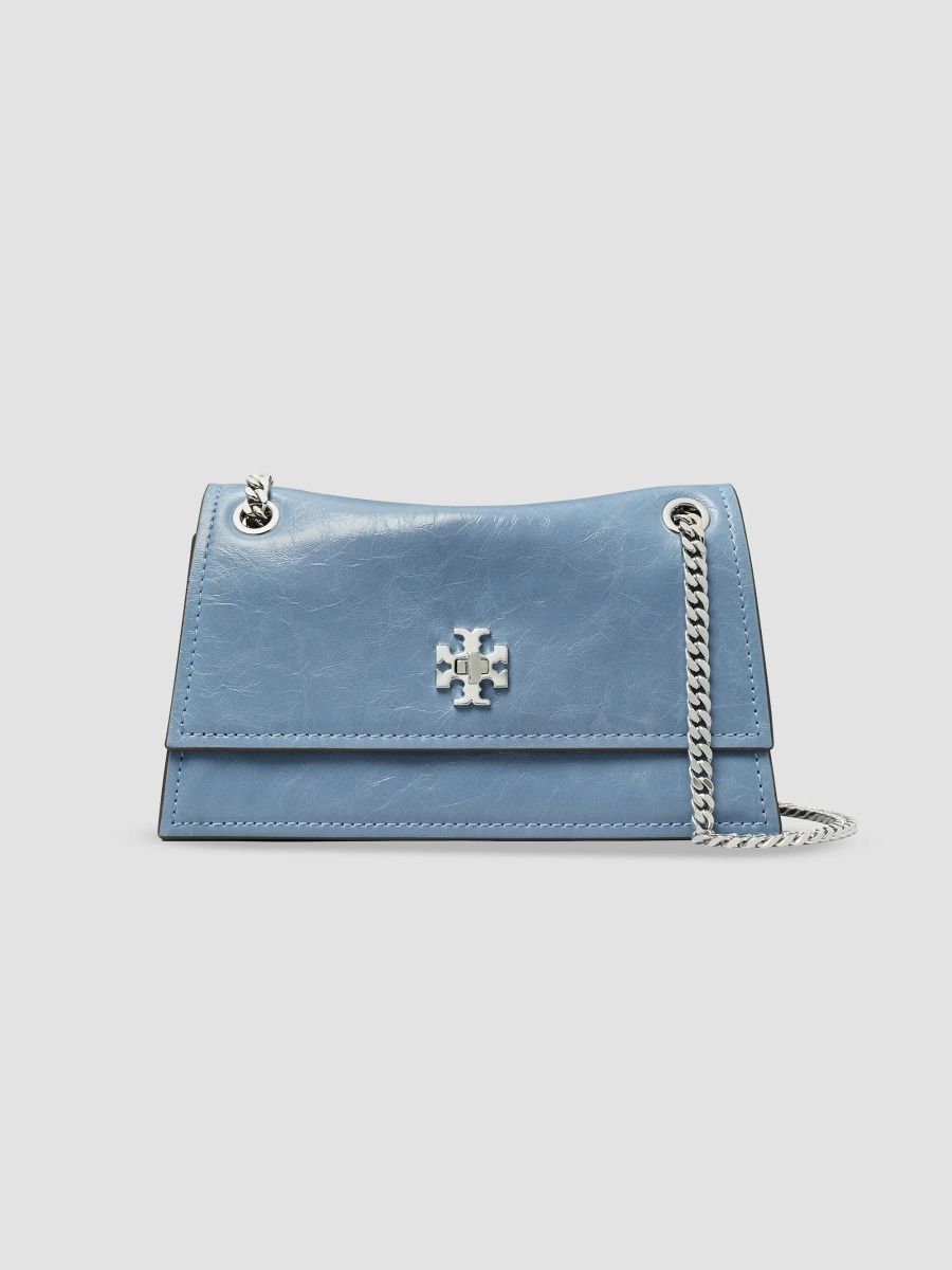 Tory Burch Women's Kira Turnlock Mini Crossbody Bag - Steel Blue