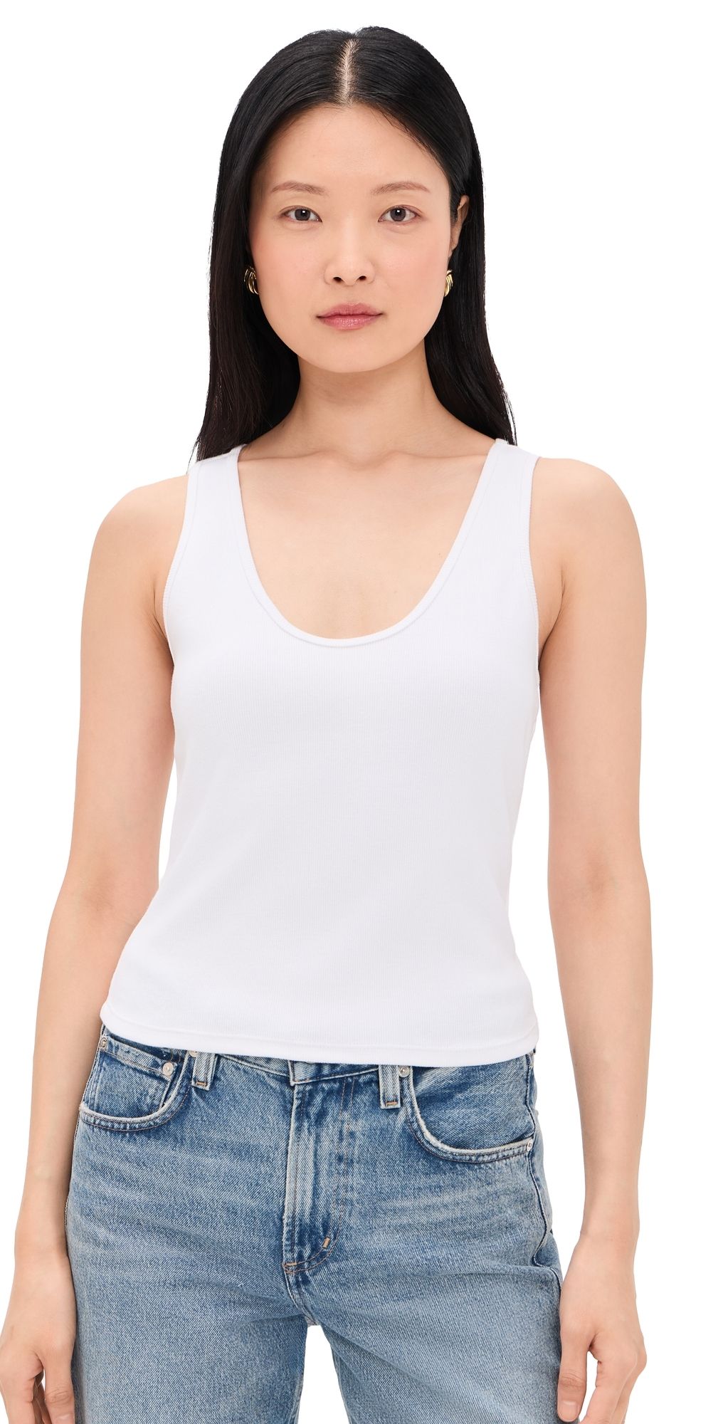 PAIGE Bali Tank Top White XXS