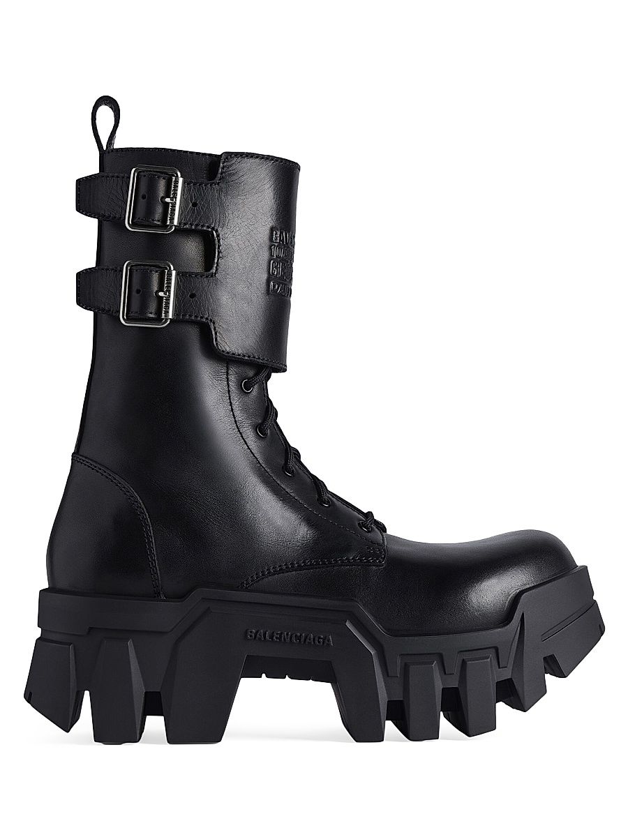 Women's Bulldozer Combat Lace-Up Boots - Black - Size 11