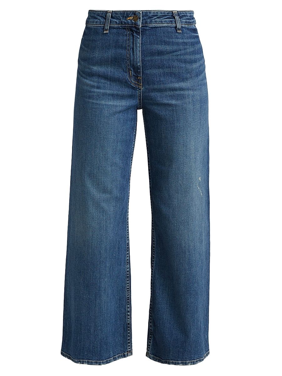 Women's Megan High-Rise Wide-Leg Jeans - Summer Wash - Size 32
