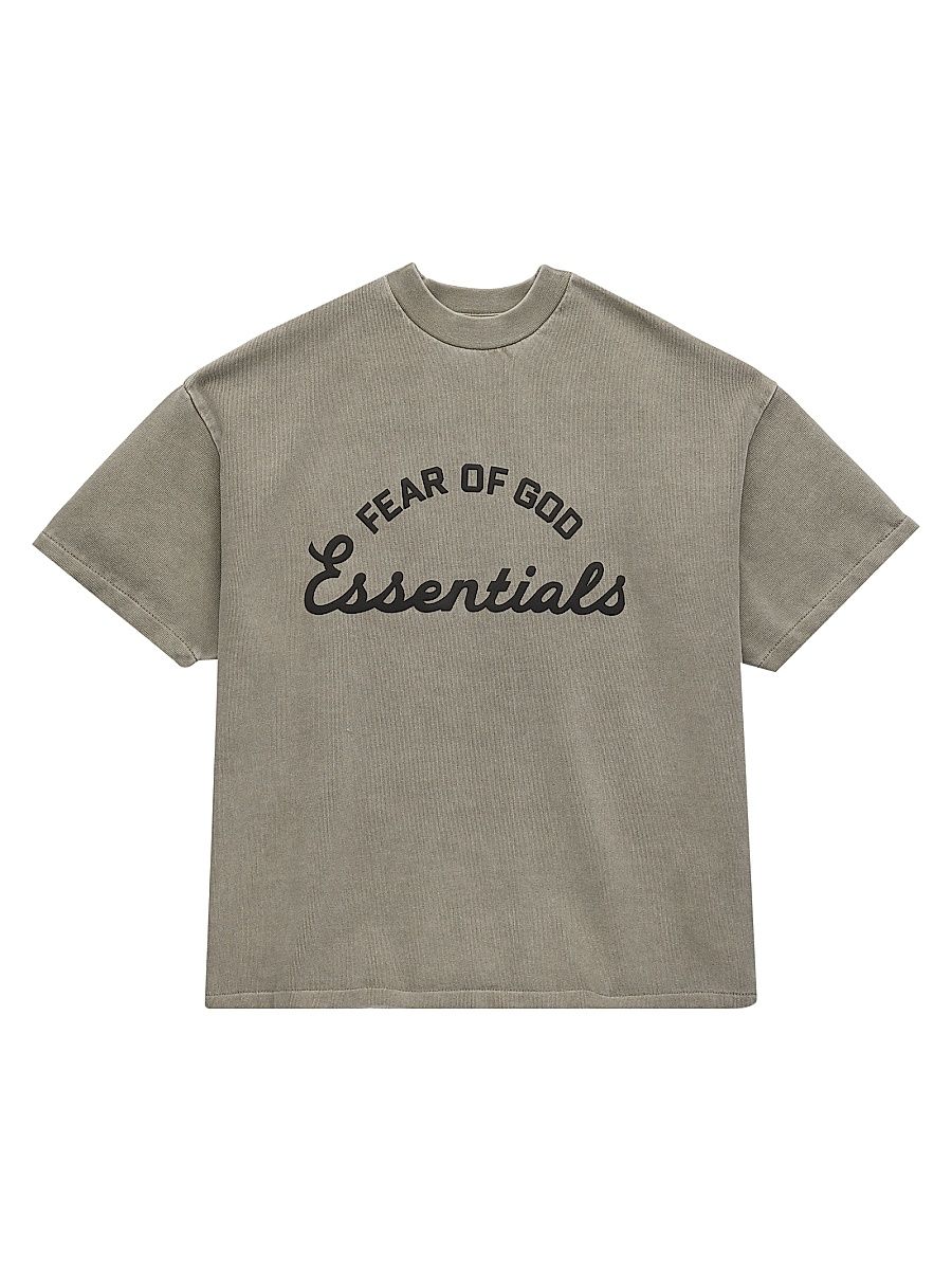 Little Kid's & Kid's Logo Crewneck T-Shirt - Faded Seal - Size 12