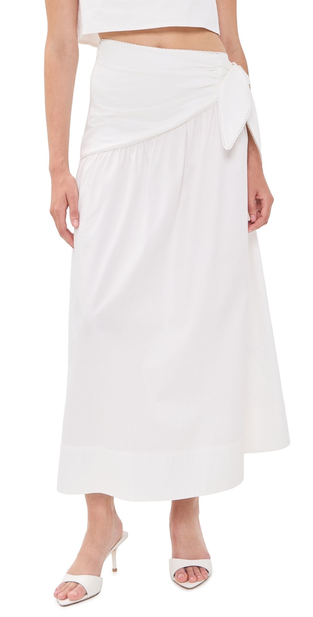 ROAME Dixie Tie Skirt White L