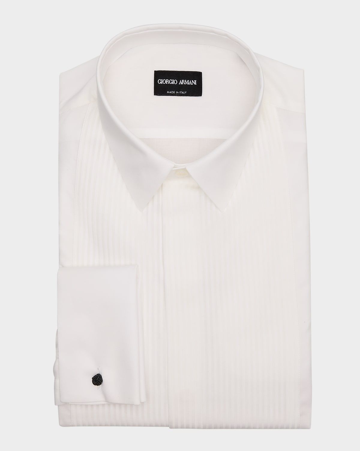Men & apos;s Pleated Bib Tuxedo Shirt