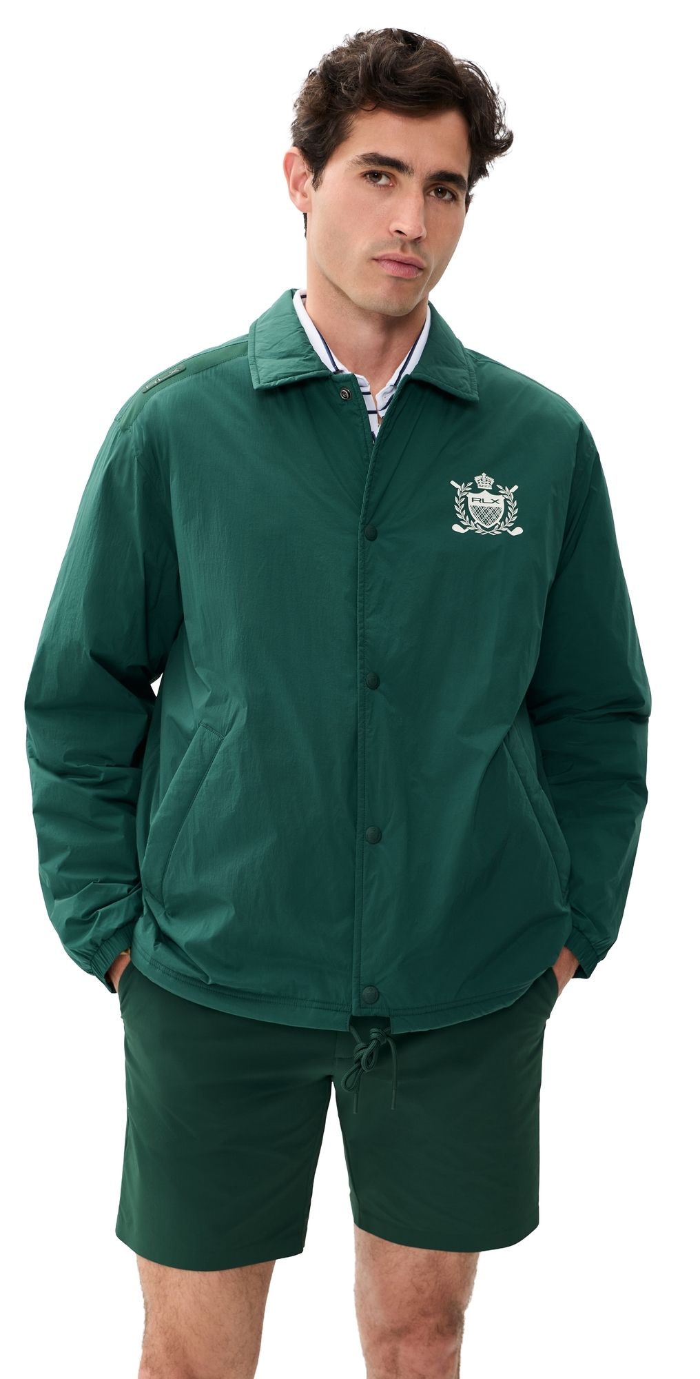 RLX Ralph Lauren Lightweight Stretch Nylon Jacket MOSS AGATE XL