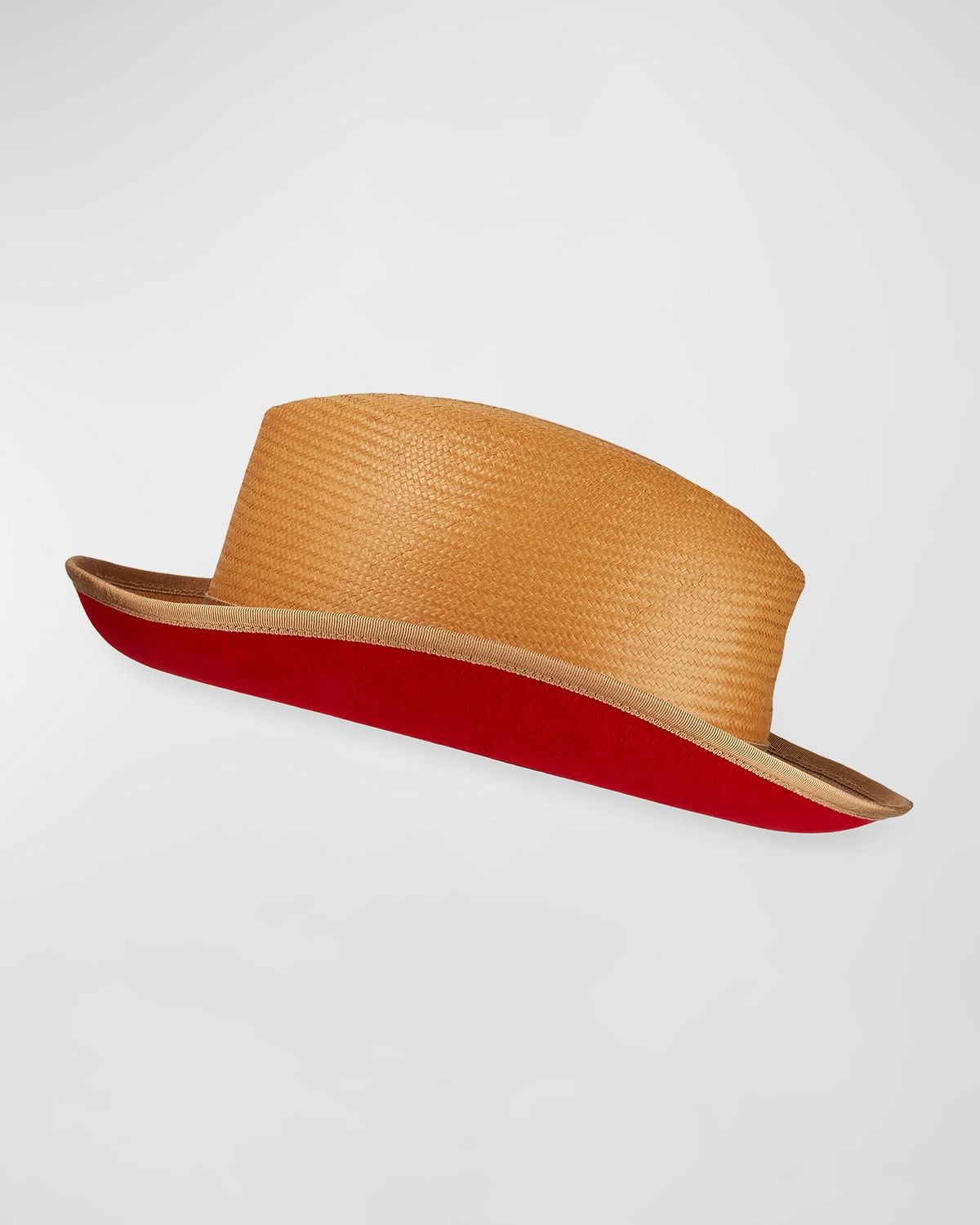 Men & apos;s King Straw Fedora Hat