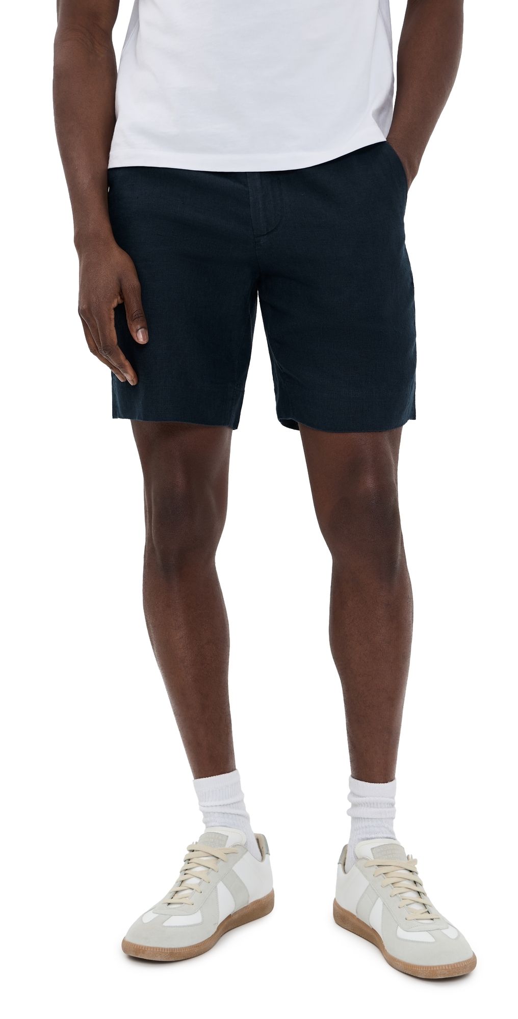 Vince Flap Pocket Hemp Shorts Coastal 38