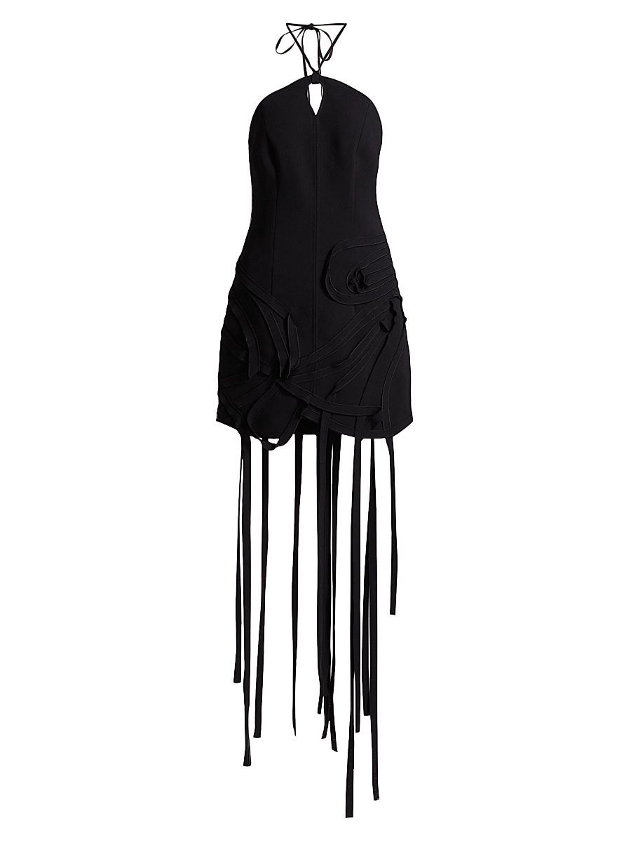 Women's Grovehill Halter Minidress - Black - Size 12
