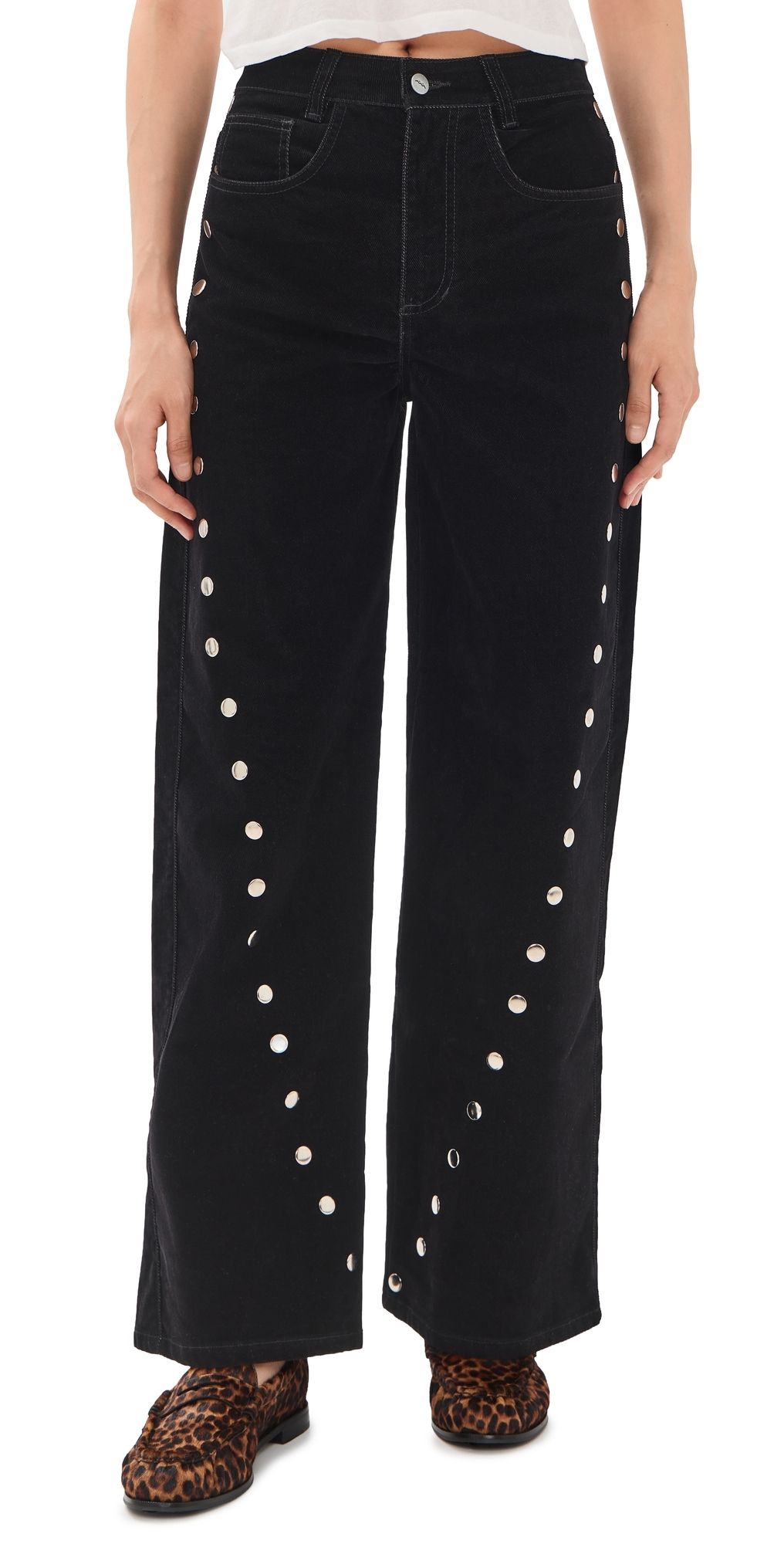 Sixxta Chill Corduroy Pants Black 14