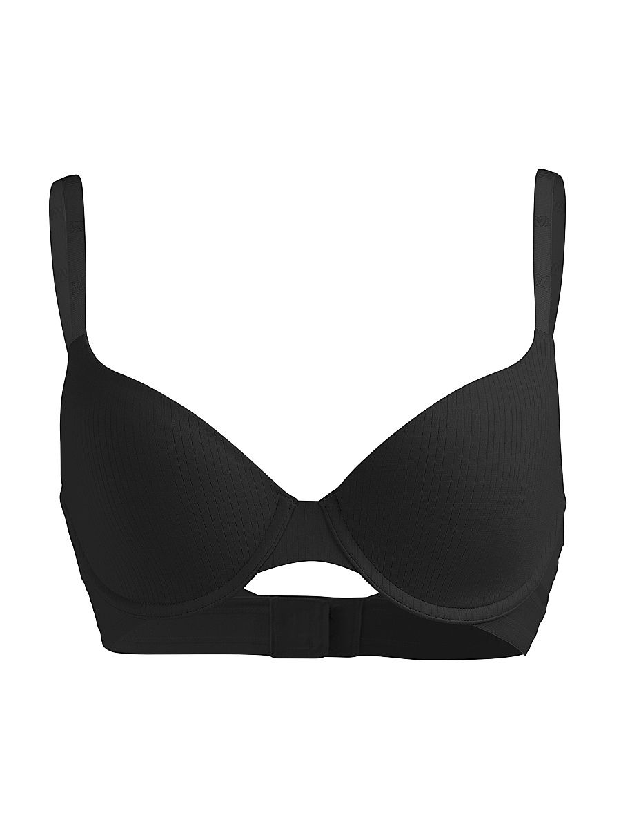 Women's Beauty Cotton Demi Underwire Bra - Black - Size 34E