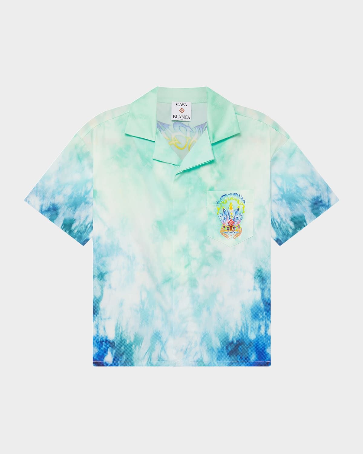 Boy & apos;s Surf Lotus Short-Sleeve Shirt, Size 3-12