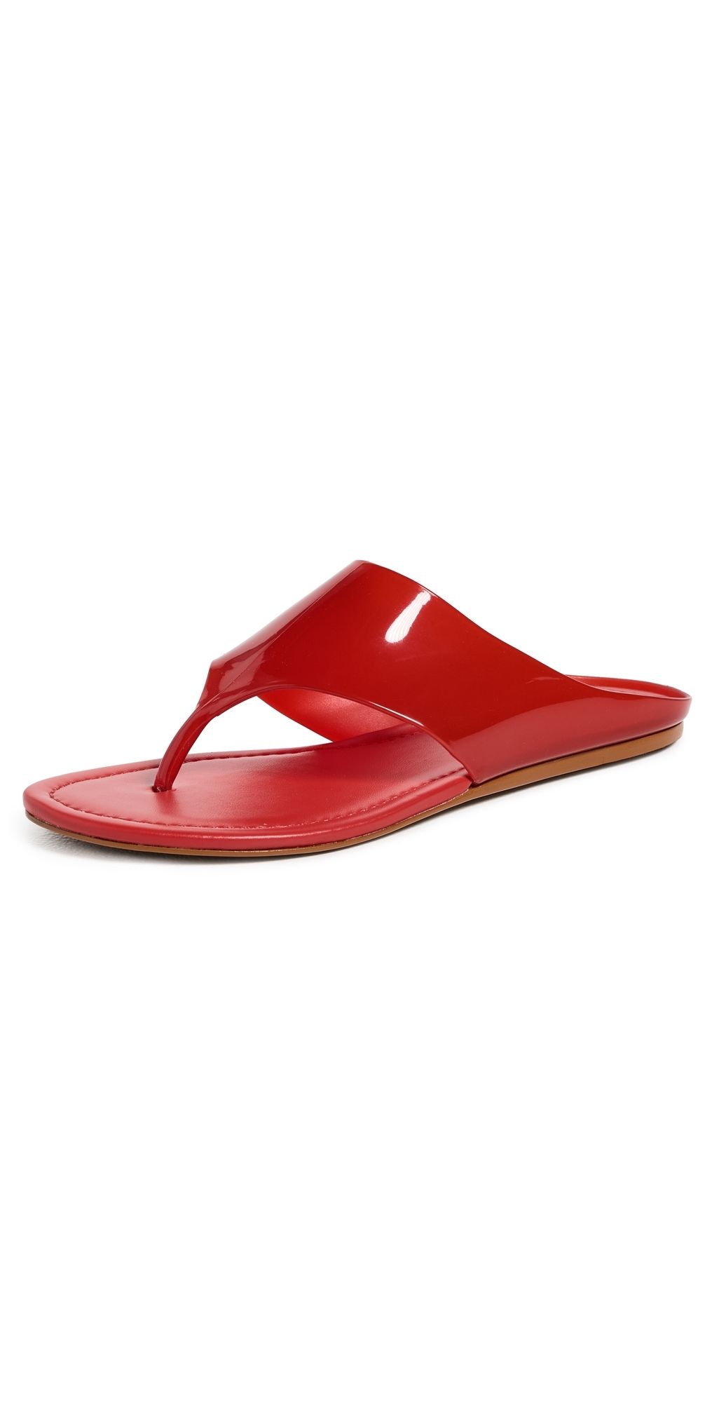FARM Rio Jelly Thong Flat Sandals Scarlet 9