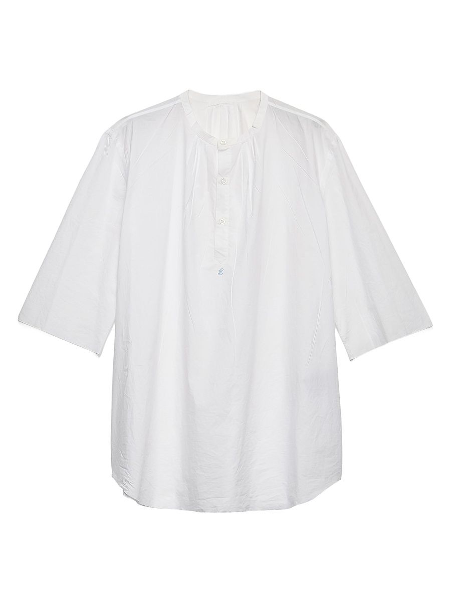 Men's Cotton Shirt - White - Size Medium
