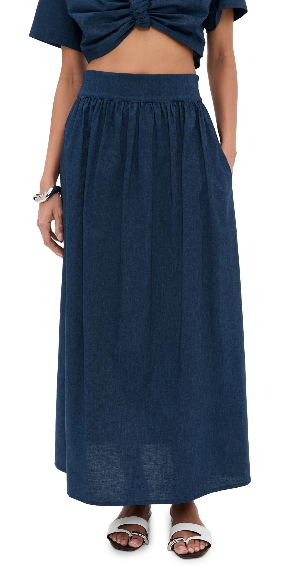 De Loreta Ariadna Skirt Navy Denim L