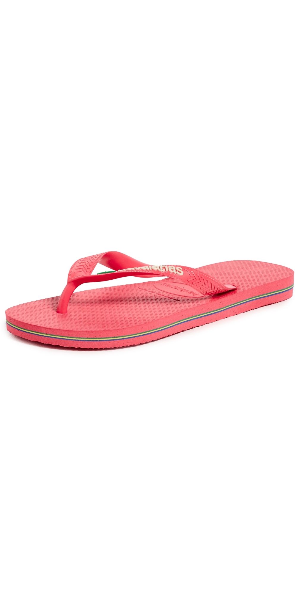 Havaianas Brazil Logo Sandals Tropical Coral 7/8