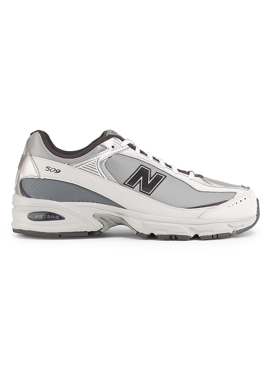 Men's CDG Homme x New Balance U509 Low-Top Faux Leather Sneakers - Grey - Size 11