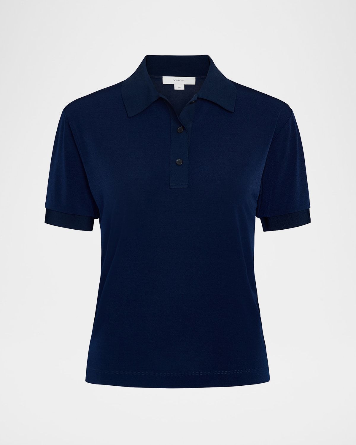 Short-Sleeve Polo Top