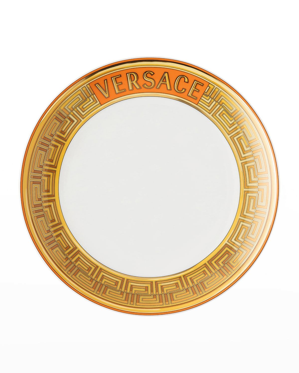 Medusa Amplified Orange Coin Salad Plate
