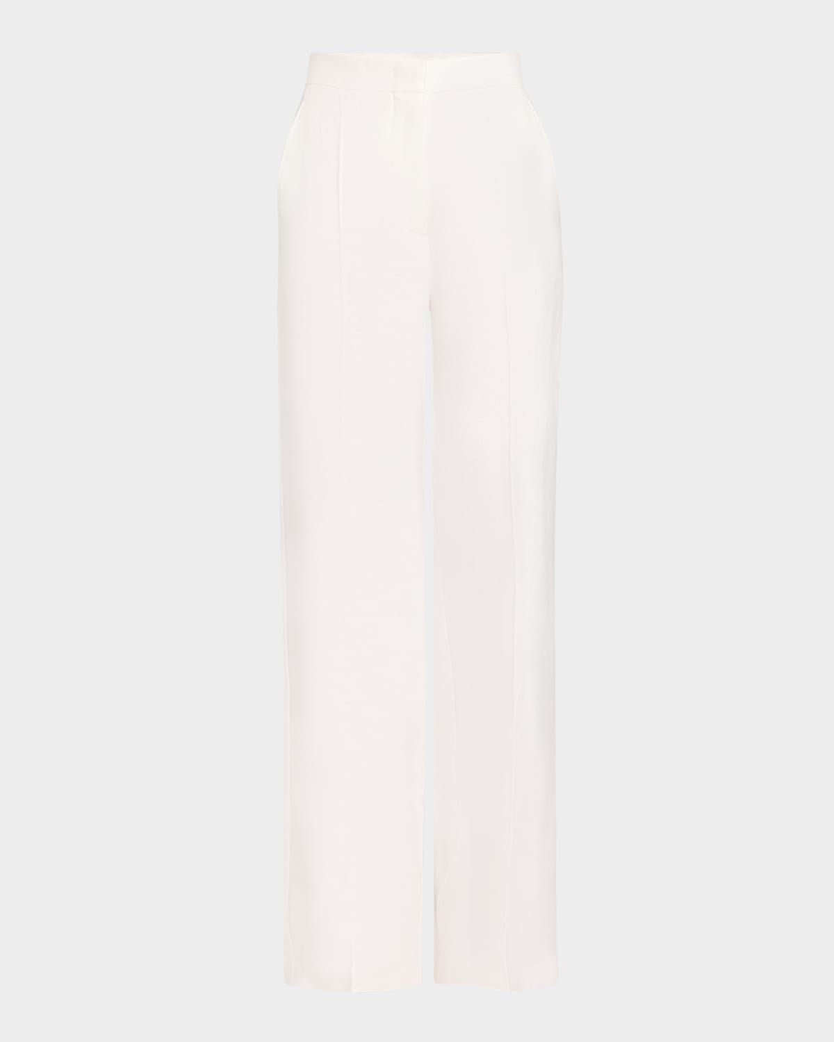 Aversa Mid-Rise Straight-Leg Pants