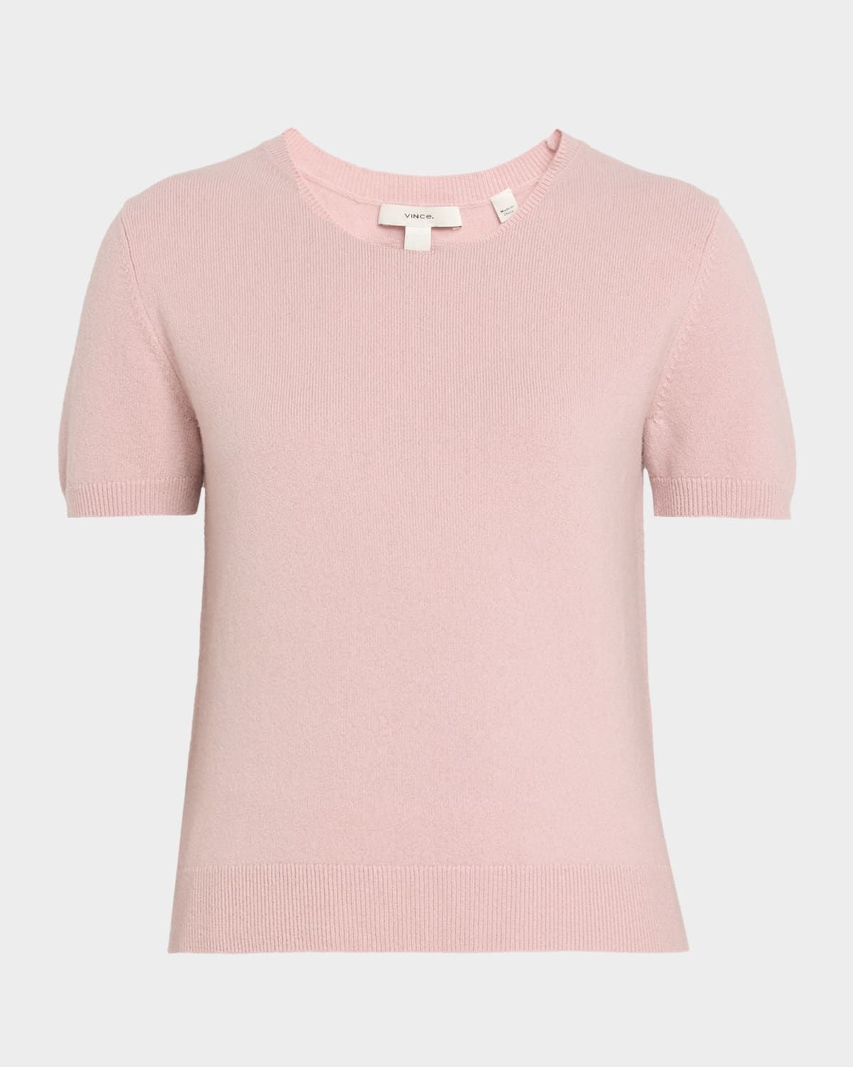 Short-Sleeve Cashmere-Blend Tee