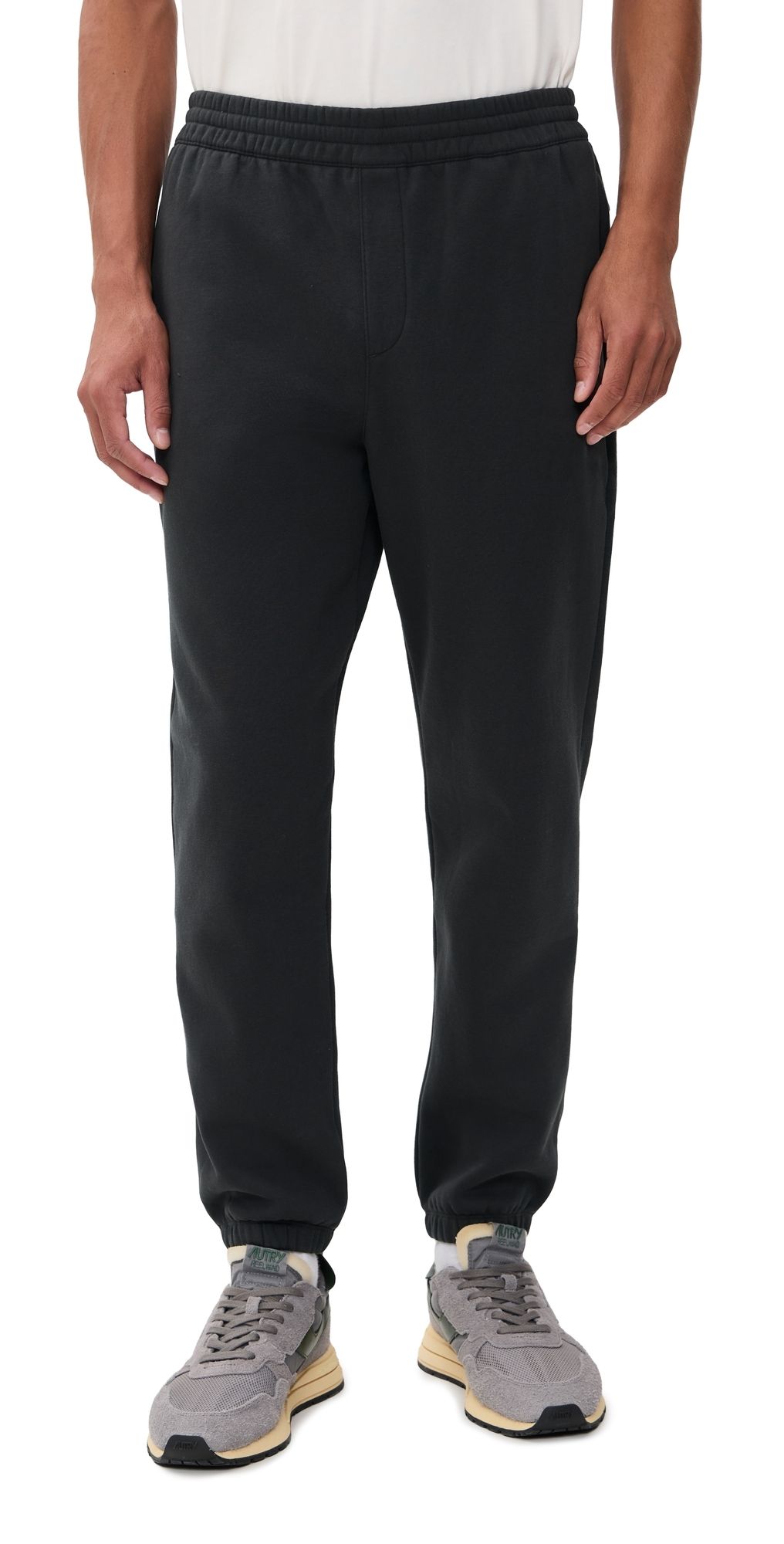 Beyond Yoga Classic Fleece Mens Joggers Slate Brown L