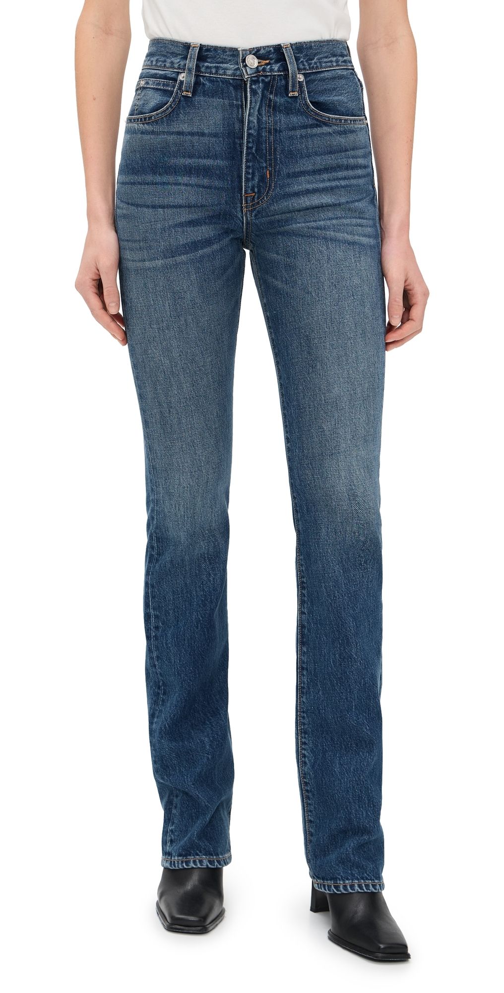 SLVRLAKE Jade High Rise Slim Boot Jeans Endless Highway 27