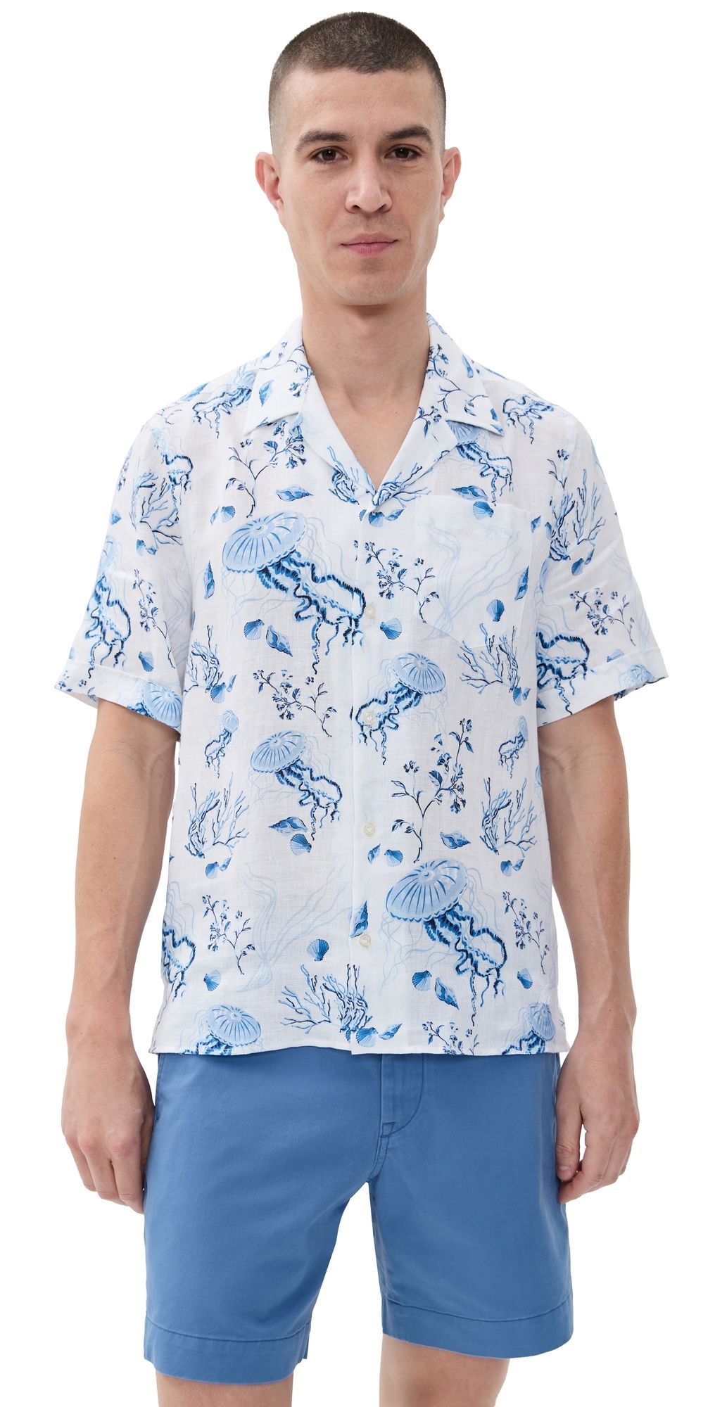 Vilebrequin Charli Linen Shirt Blanc M