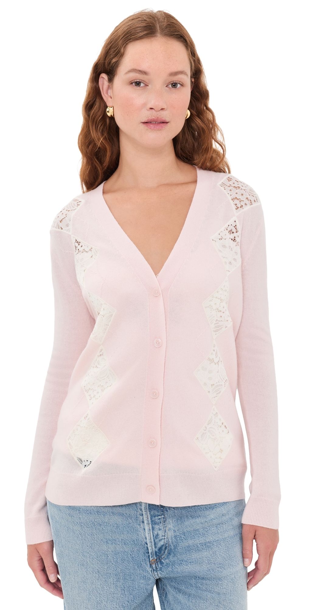 LoveShackFancy Ismeria Cardigan Spiced Quartz M