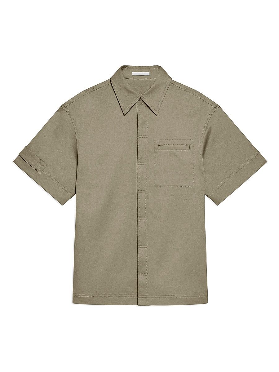 Men's Loop Tape Cotton Shirt - Vetiver - Size XXL