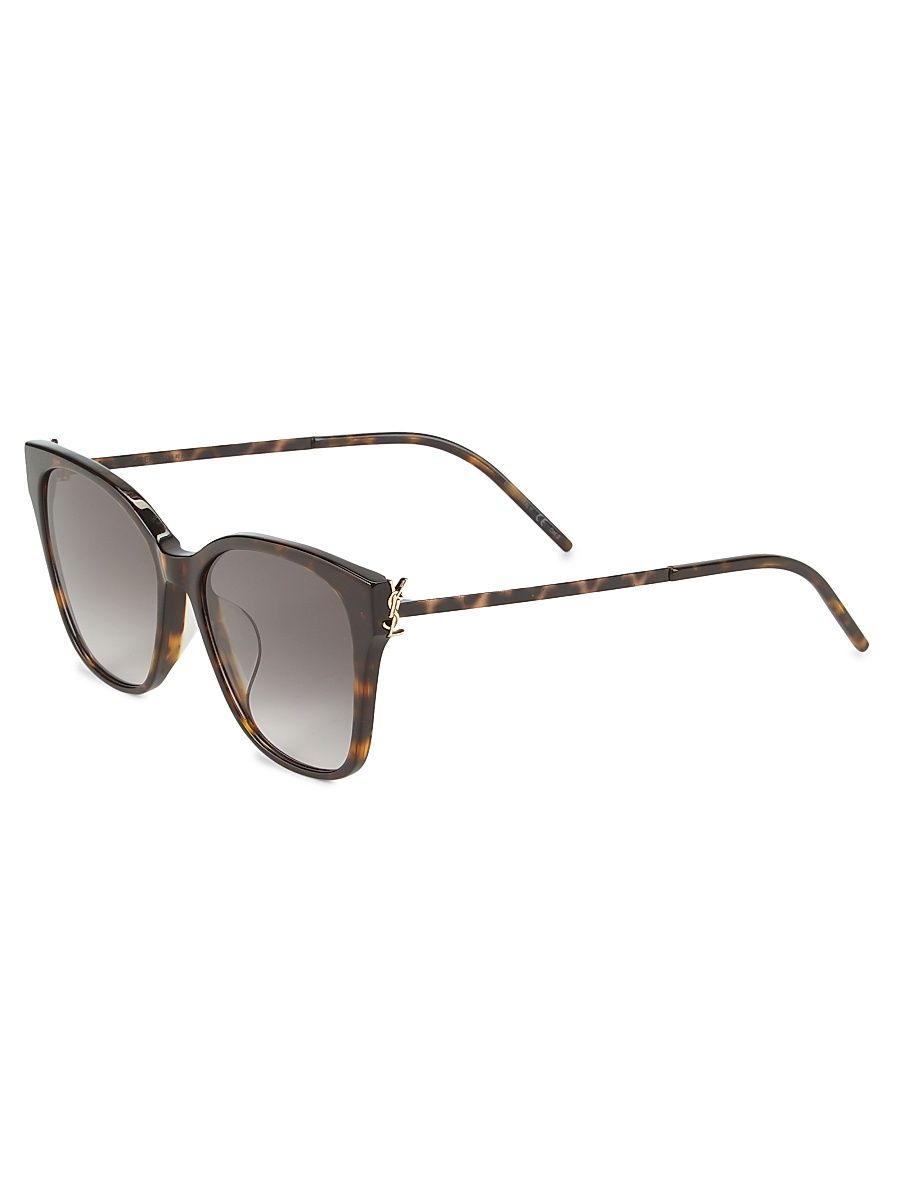 Women's 56MM Square Sunglasses - Avana