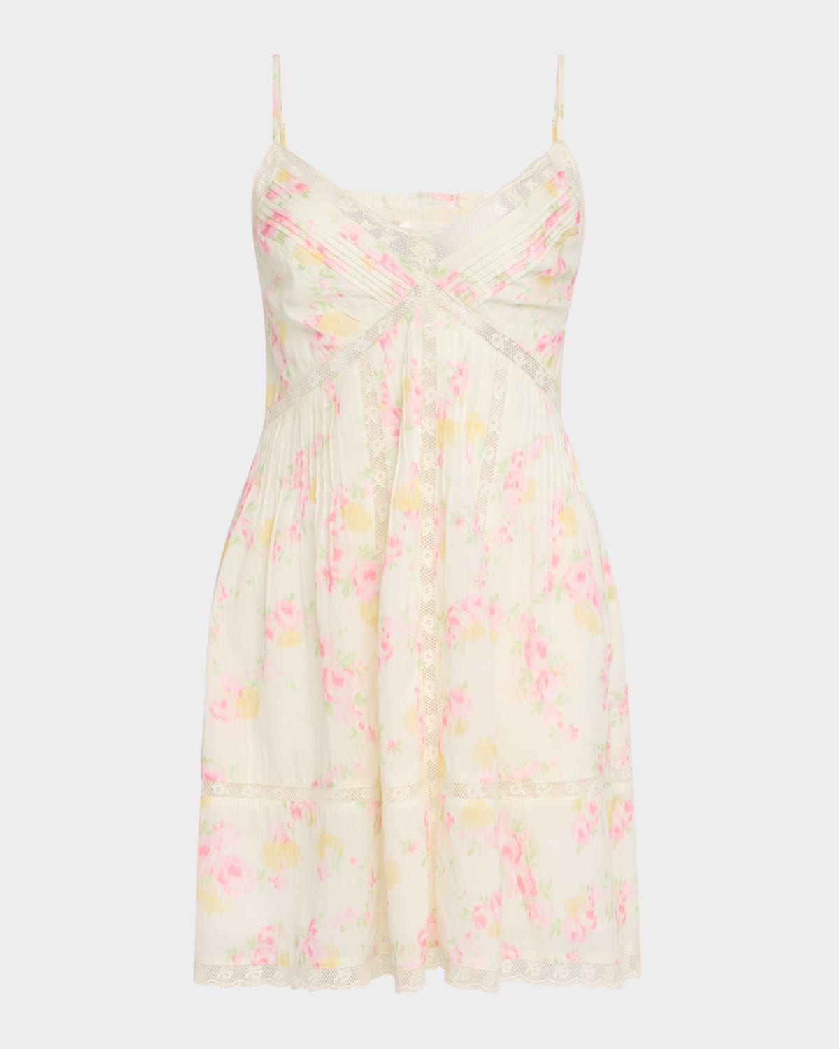 Docila Floral Cotton Mini Dress