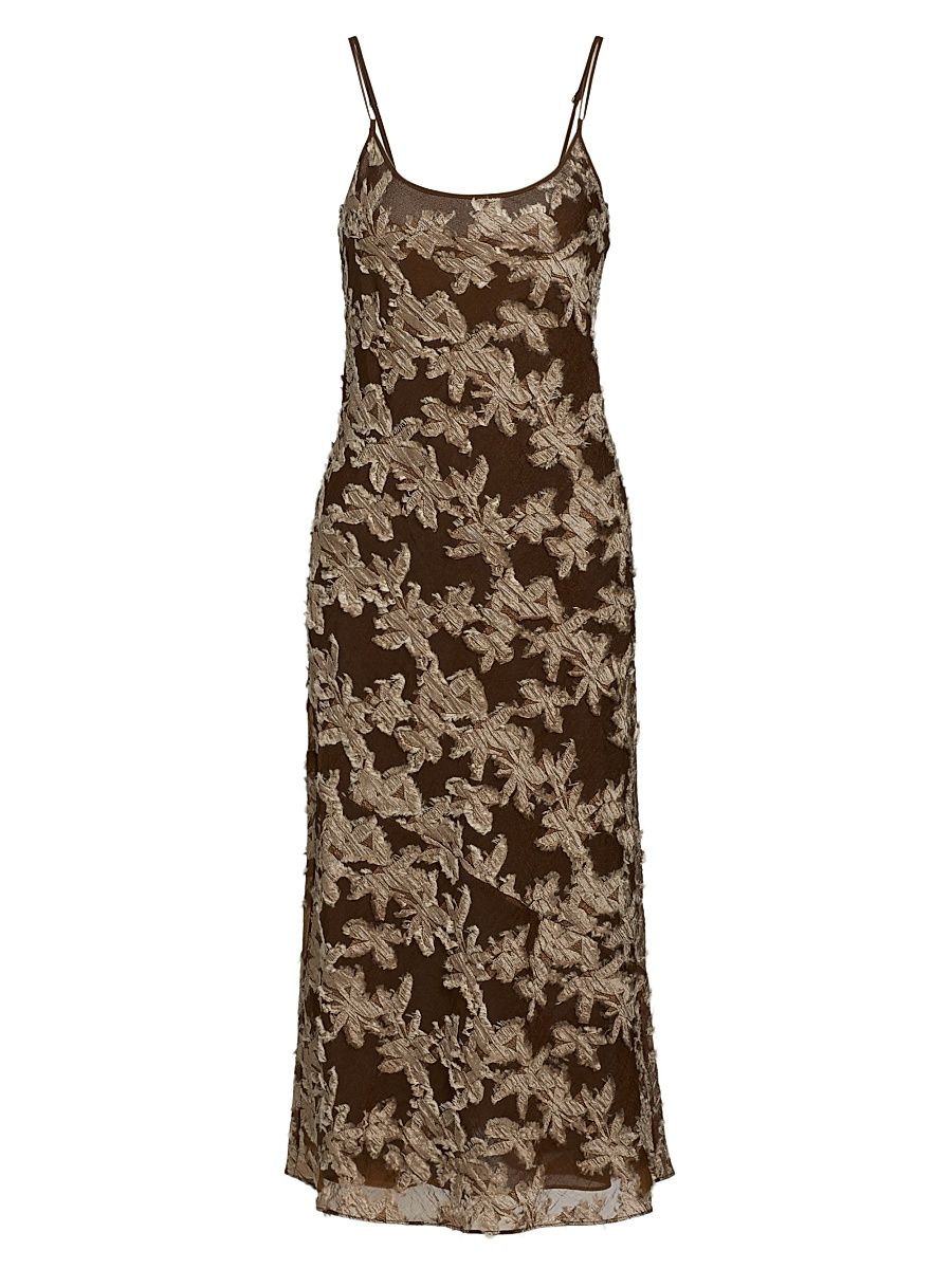 Women's Alessia Slip Midi-Dress - Olive - Size 10