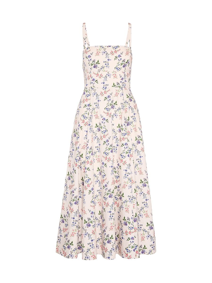 Women's The Margot Dress - Pink Scallop Bow Chintz - Size XXL