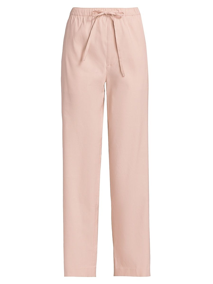 Women's Logan Linen-Blend Beach Pants - Rose - Size Medium