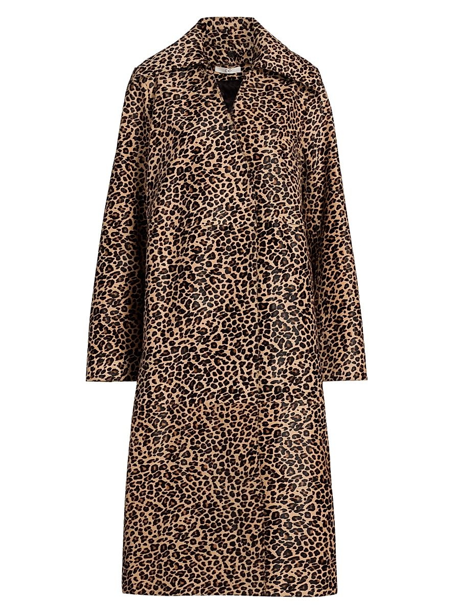 Women's Cheetah Calf Hair Coat - Leopard - Size Medium