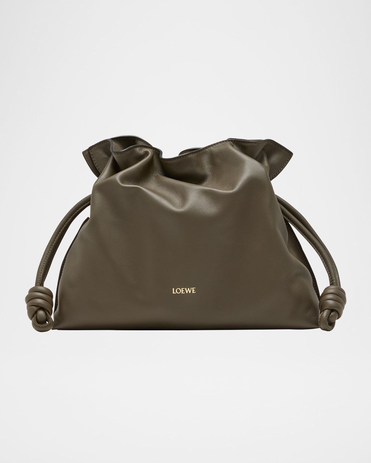 Flamenco Medium Clutch Bag in Napa Leather