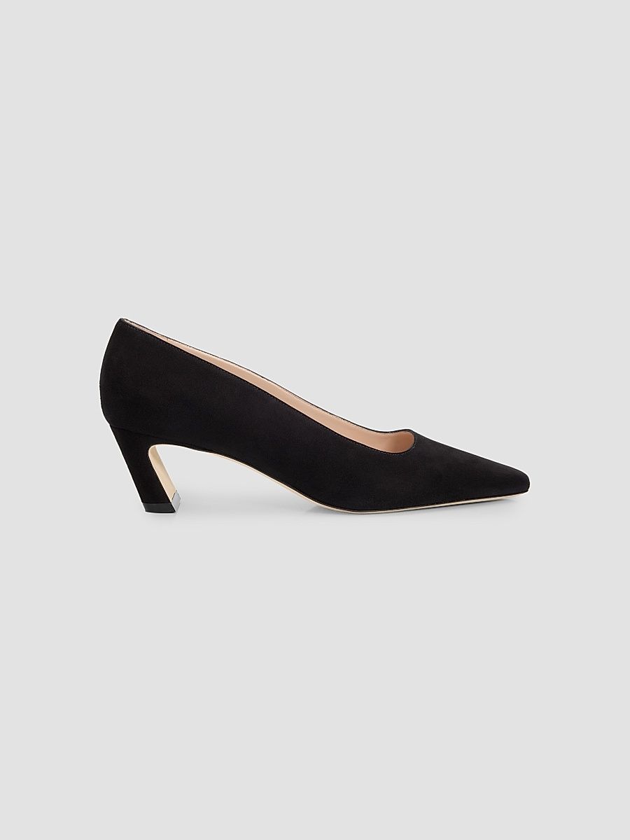 Women's Stassi 50MM Suede Pumps - Black - Size 11