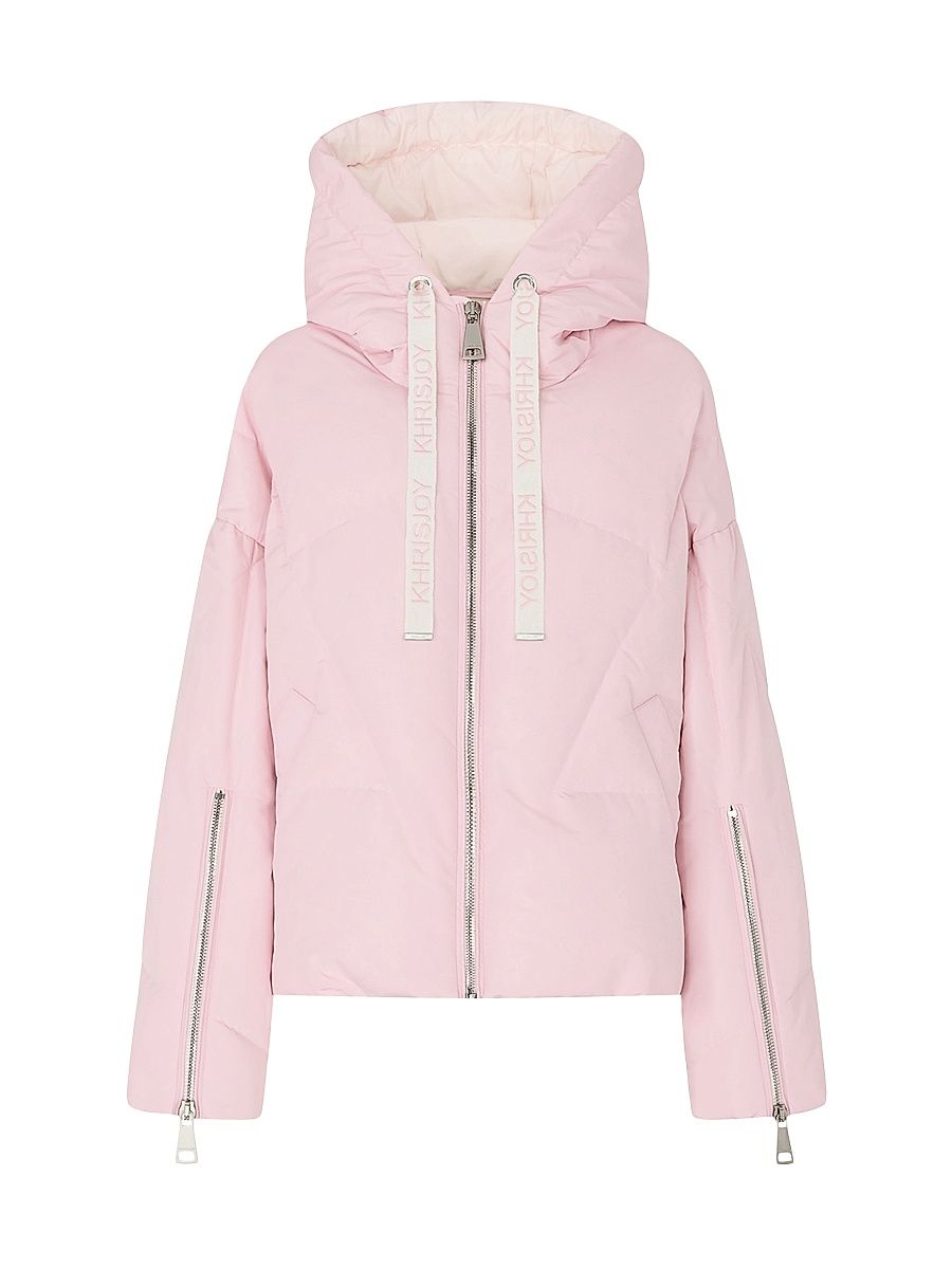 Women's Iconic Milano Taffeta Down Jacket - Diamond Pink - Size 10