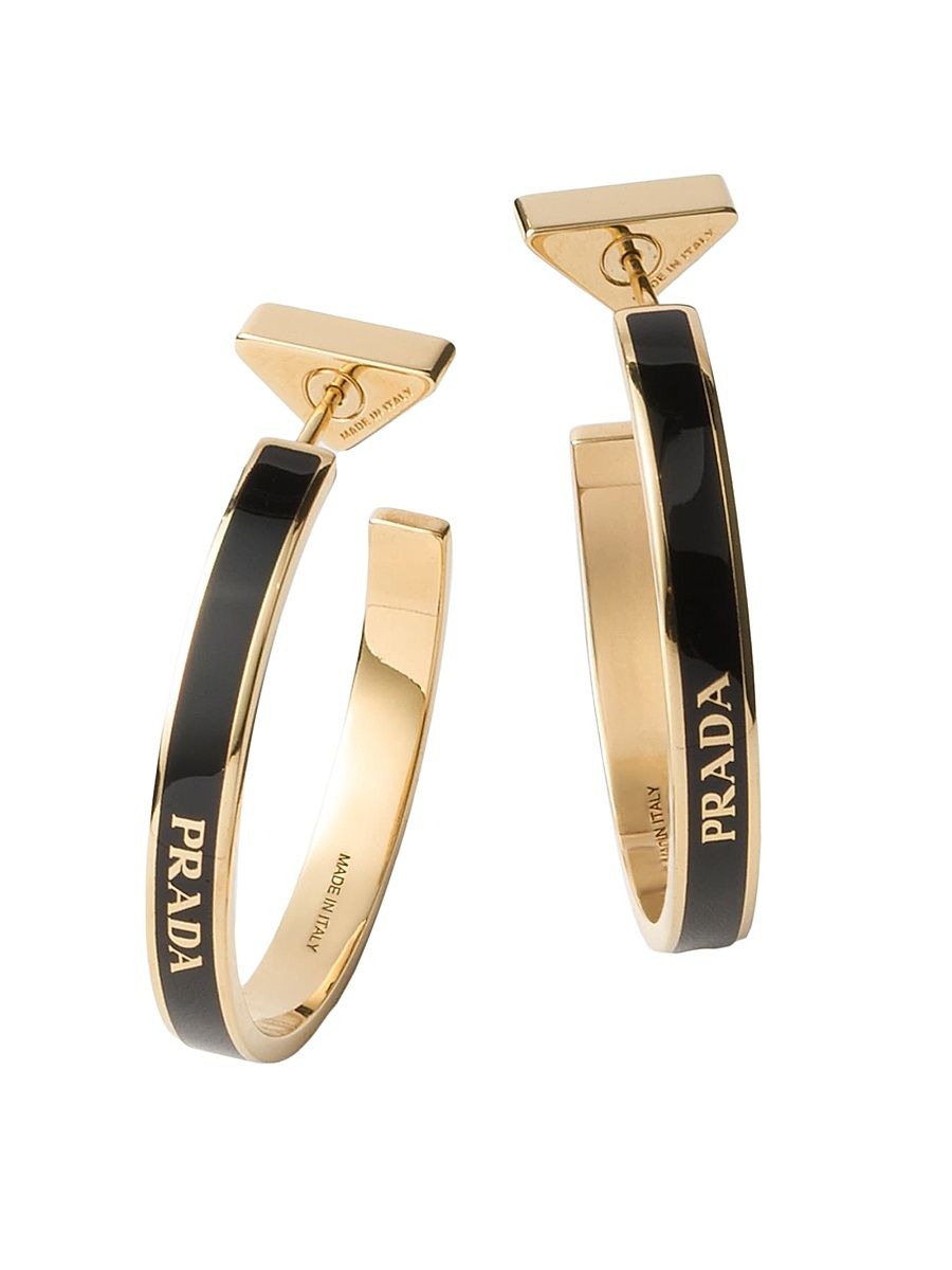 Women's Metal Earrings - Black