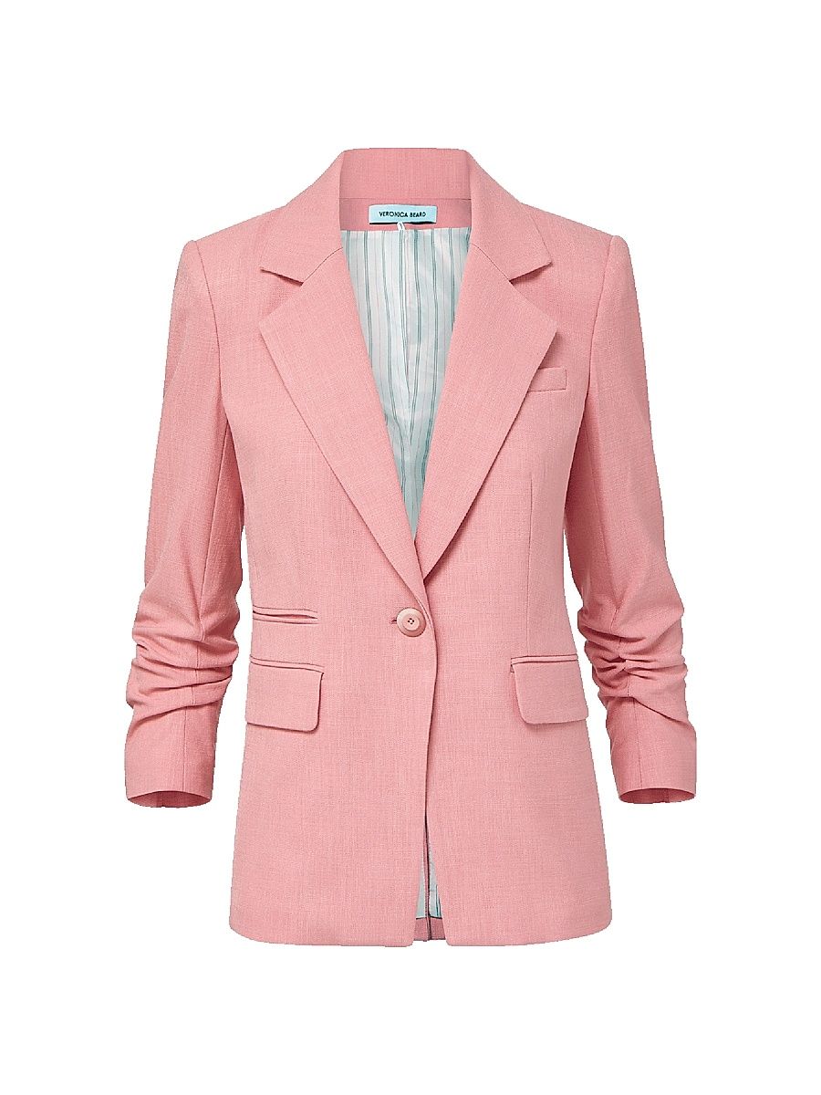 Women's Battista Dickey Notch Lapel Jacket - Petal - Size 14