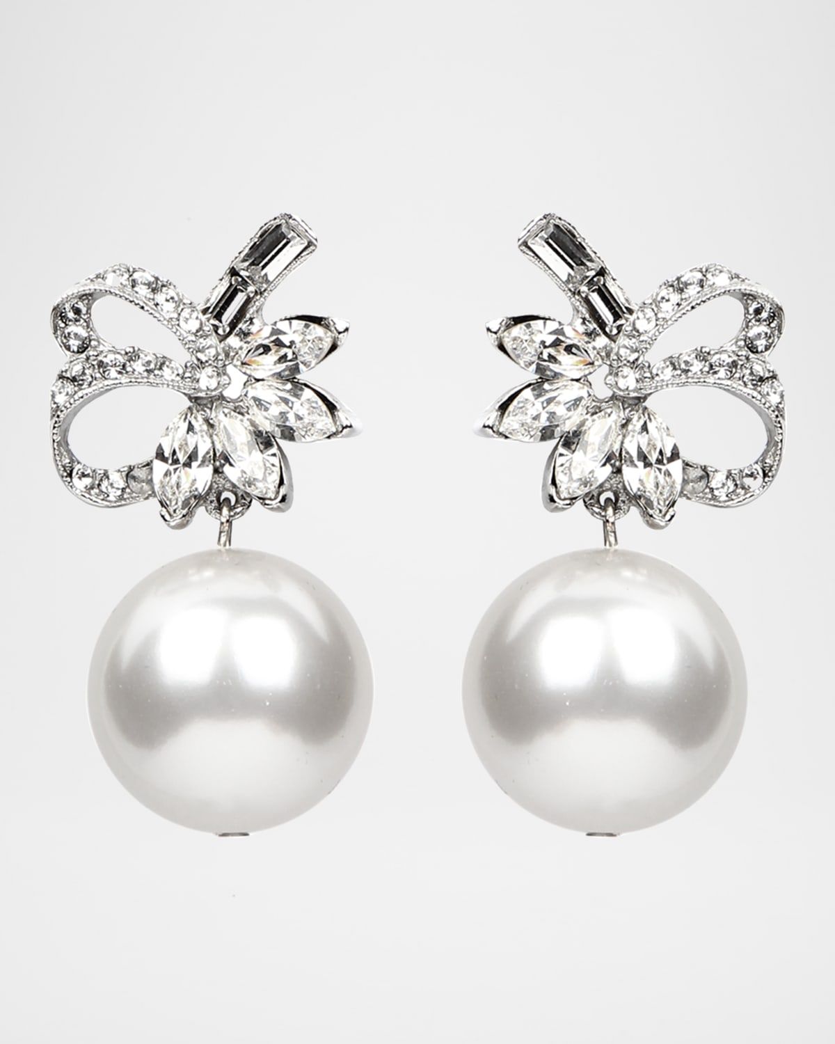 24k Gold Electroplated Silver Crystal Cluster Clip-On Earrings