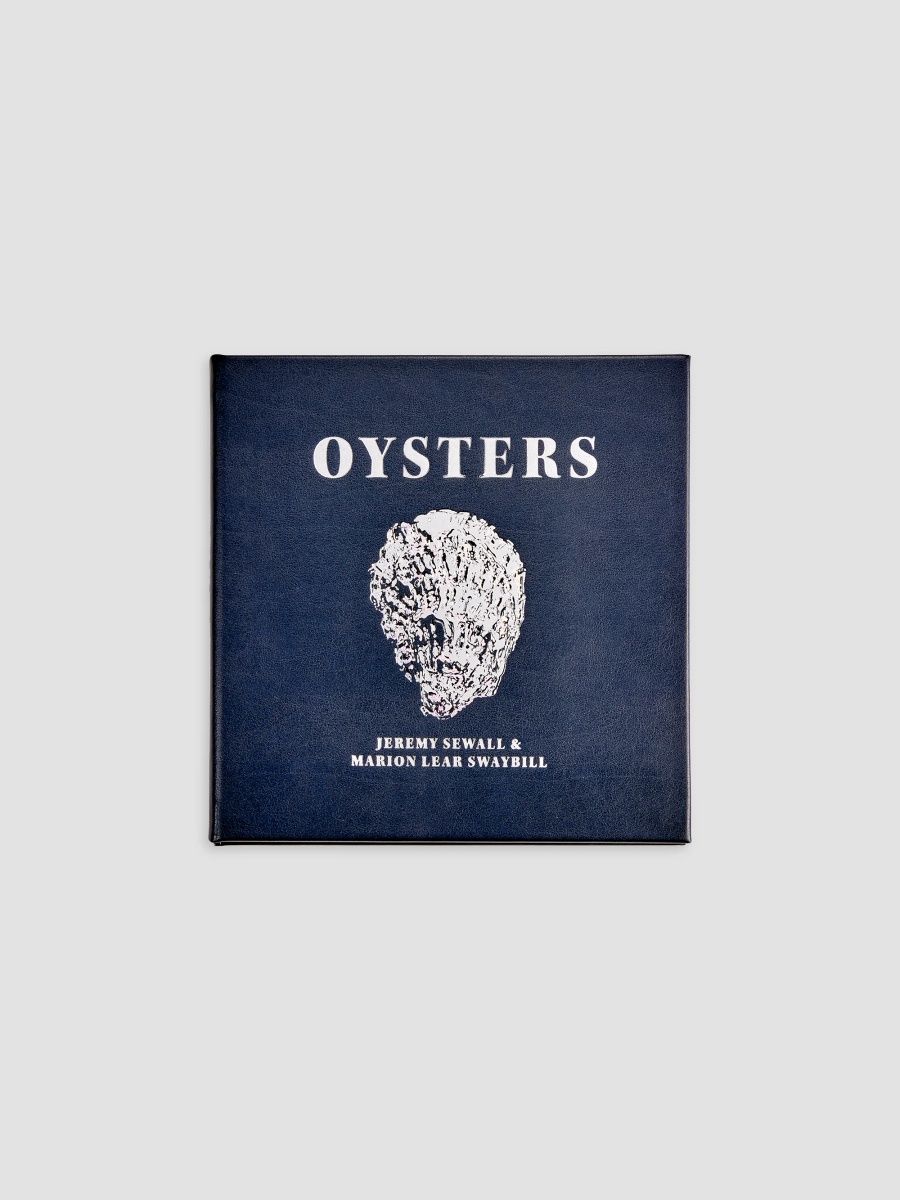 Graphic Image "Oysters: A Celebration In The Raw" Leather-Bound Hardcover Book