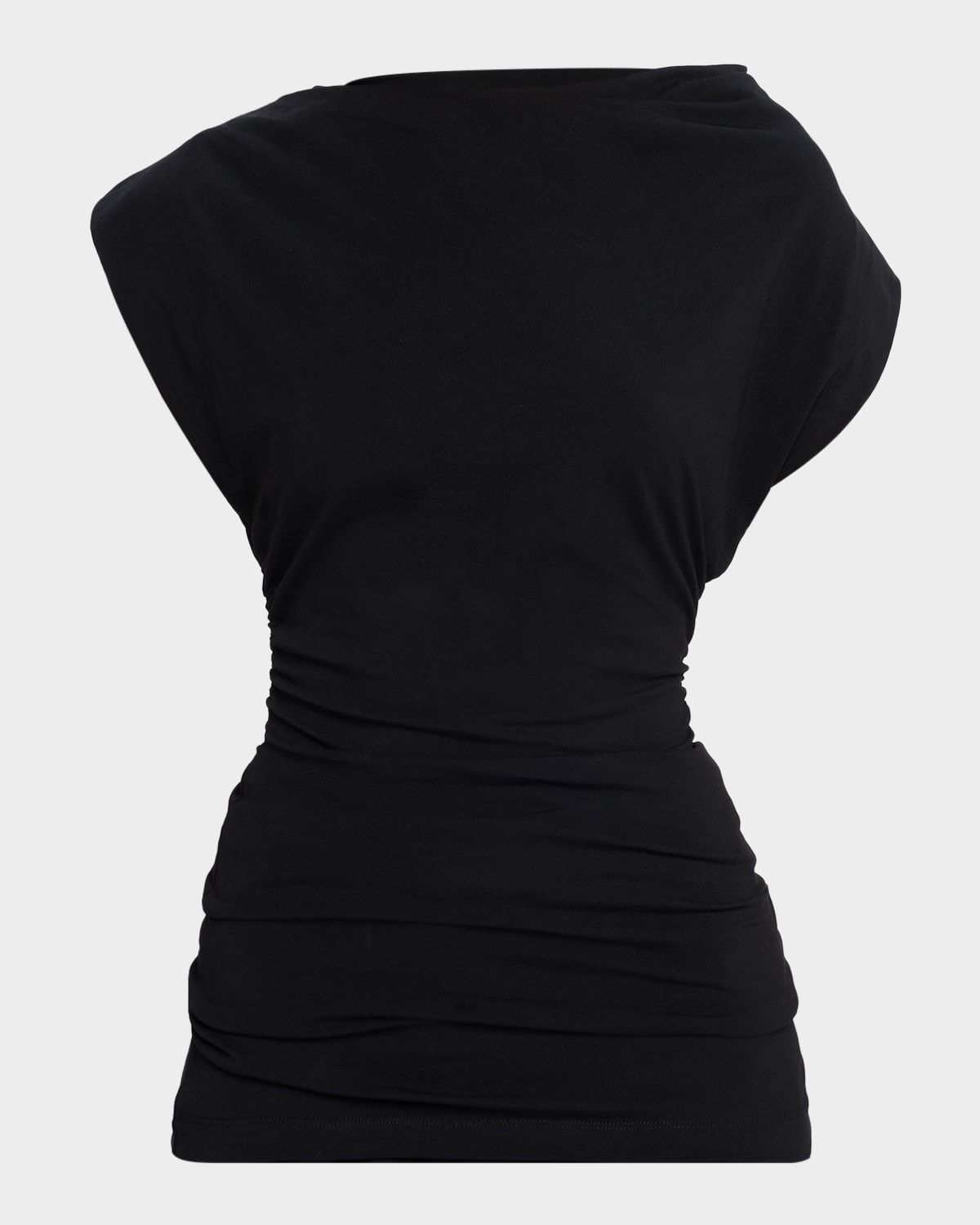 Isla Ruched Cotton Jersey Top