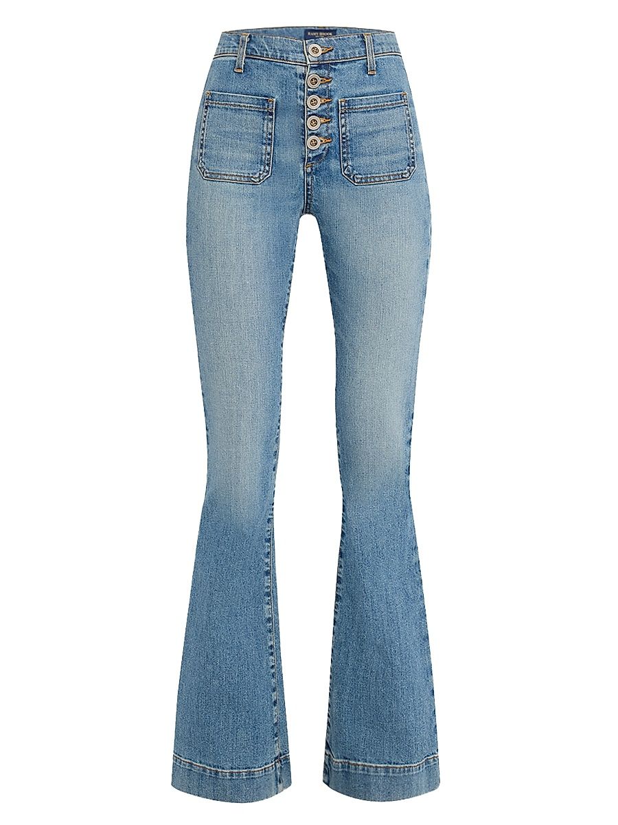 Women's Cindy High-Rise Flare Jeans - Blue - Size 31