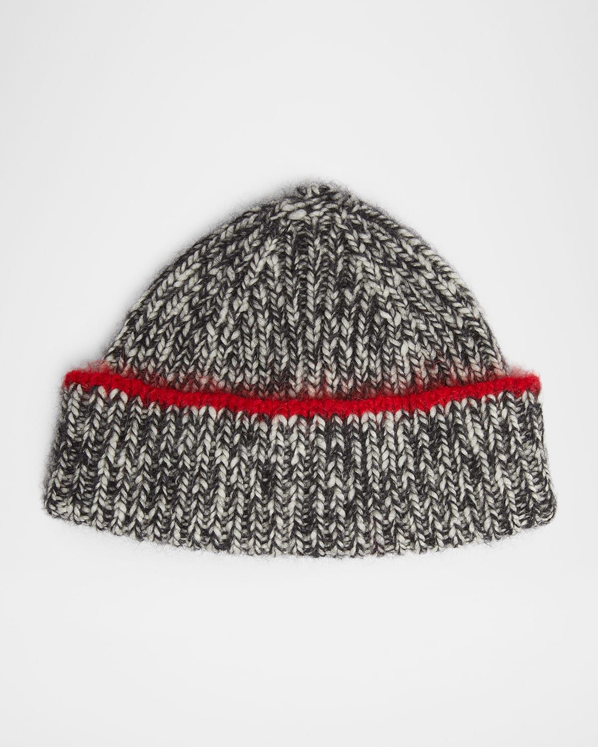 Lamar Mohair and Wool Blend Beanie