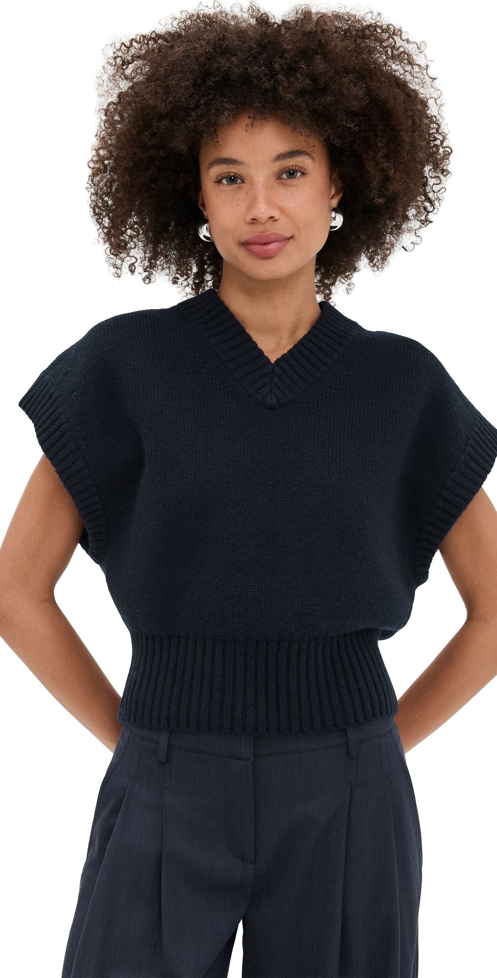 A. L.C. Samson Sweater Navy S